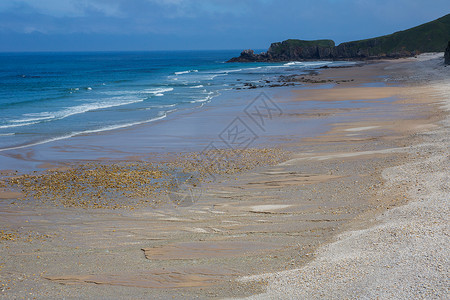 圣安托林海滩海洋旅游海滩石头假期洞穴风景岩石海岸旅行背景图片