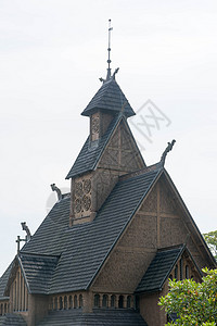 卡尔帕兹克尔科诺谢木板教堂高清图片