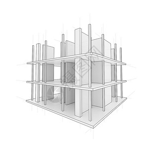 正在建设中的房子的绘图原理图文档绘画房间工地工程师计算机框架建筑师办公室背景图片