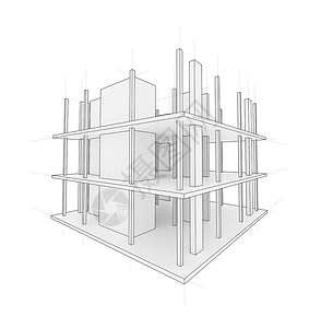 正在建设中的房子的绘图建筑师设计原理图办公室文档建筑学工程计算机绘画打印背景图片
