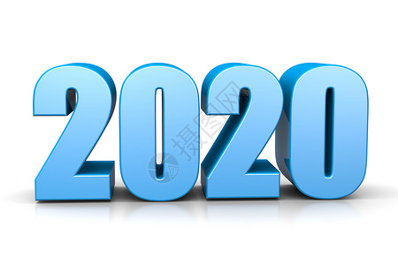 2020 年数字 Tex背景图片