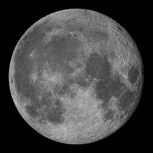 满月月背景月球卫星黑色插图背景图片