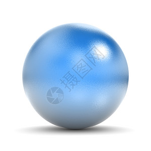 蓝色金属球体背景图片