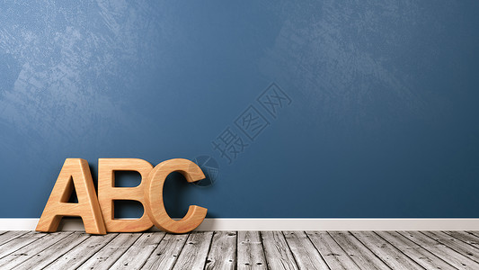木飞路板上的 ABC 字母背景图片