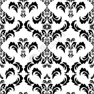 大马士革风格的无缝背景装饰装饰品收藏奢华墙纸地毯植物织物叶子丝绸背景图片