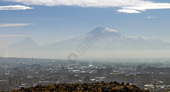 传说中的阿拉拉特山背景图片