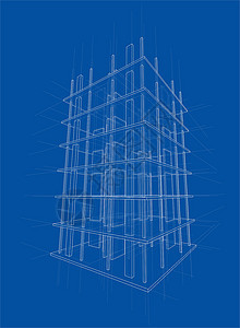 正在建设中的房子的绘图框架建造绘画建筑学工程师打印房间建筑办公室构造背景图片