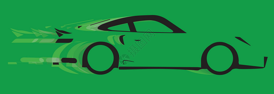 保时捷718快速汽车路标加速度艺术品运动速度赛车插图绘画轿跑车艺术赛车手插画