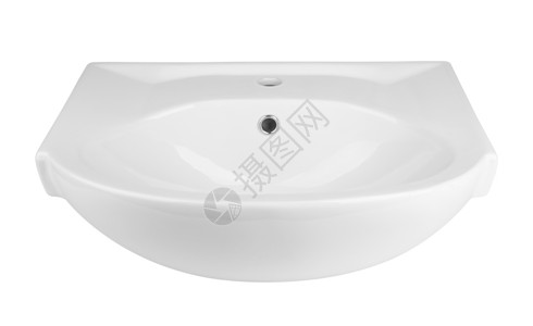 孤立的厕所碗龙头浴室卫生脸盆管道白色陶瓷卫生间制品背景图片