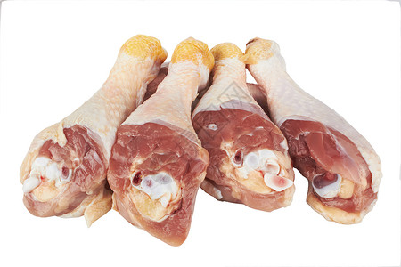 鸡腿主食食物饮食白肉背景图片