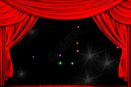 剧院幕帘和舞台灯光 戏剧幕帘的插图奖项推介会音乐会艺术马戏团天鹅绒房子展示聚光灯名声背景图片