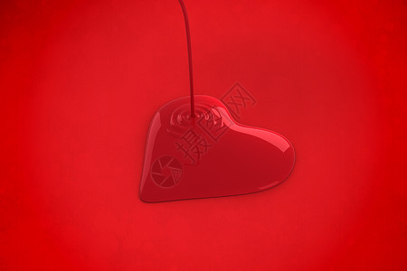 液体心脏灌注的复合图象计算机绘图红空情人背景图片