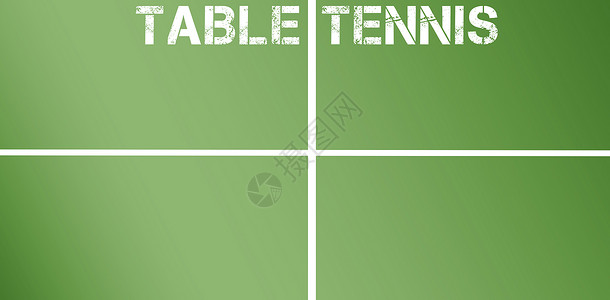 表格网球消息用白写大写字母球拍绿色乒乓球运动桌子黑色背景图片