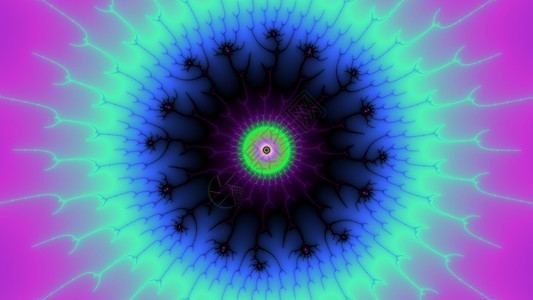 Mandelbrot 分形光模式螺旋数学几何学艺术背景图片