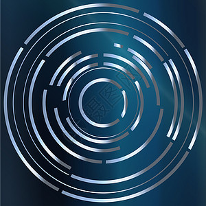 圆环背景插图艺术品圆形蓝色艺术迷宫绘画片段背景图片