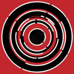 红色黑色通报 摘要背景迷宫艺术品圆形插图艺术片段绘画背景图片