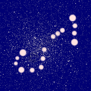 天蝎星座预言脚轮艺术绘画八字算命太阳星星诞生艺术品背景图片