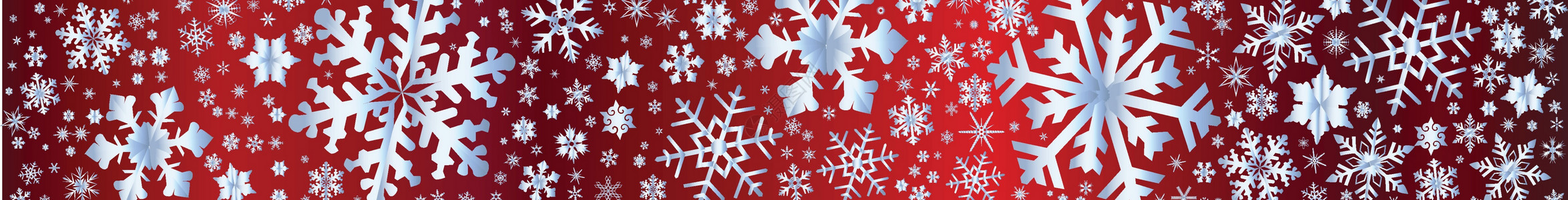 冷雪花冬年班纳绘画艺术蓝色白色横幅红色天气艺术品网络背景图片