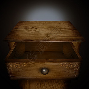 在抽屉里做梦床头柜欲望秘密木头插图背景图片