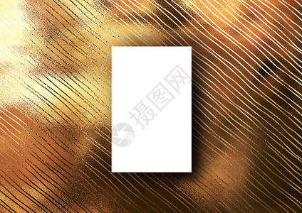 金色竖板名片带有金色歪线图案 b 的名片模型模板阴影坡度时尚金子推介会卡片材料小样闪光商业背景