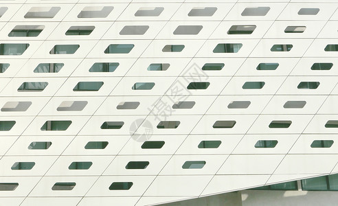 现代旅馆大楼的白色外部 有窗户酒店城市玻璃建筑学背景图片