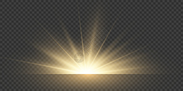 眩光太阳光耀斑 阳光发光的效果 矢量日出闪耀光束宗教阳光橙子坡度镜片天堂射线爆破星星插画