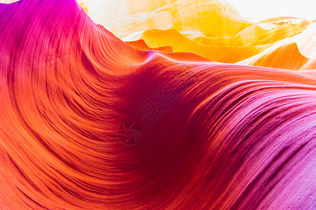 附近纳瓦霍保护区的羚羊峡谷洞穴侵蚀地标岩石风景橙子阴影曲线沙漠地质学背景图片