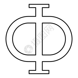 Phi 希腊符号大写字母大写字体图标轮廓 bla背景图片