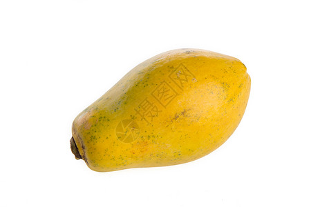 木瓜水果热带白色背景图片