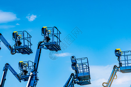 空中升降机铰接式商业高清图片