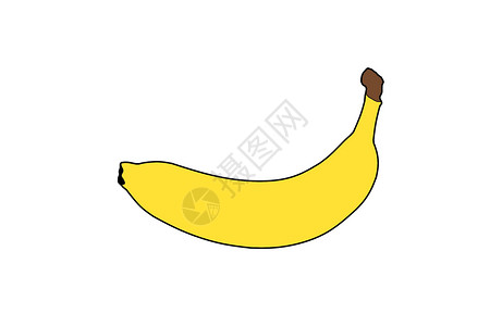 手画香蕉背景图片