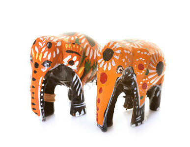 大象玩具大象装饰雕像工作室动物小玩意儿古玩玩具木头黑色饰品背景