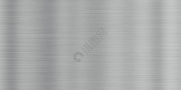 钛金不锈钢铝拉丝金属无缝背景纹理抛光反射银色钣金不锈钢床单材料盘子空白灰色背景