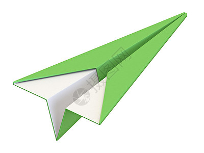 绿色纸绿色折纸飞机3背景