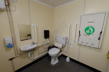 公共卫生间和破厕所改造设施高清图片