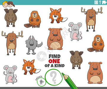 一种适合带动物的儿童的游戏背景图片