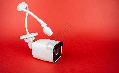 家居安全 维迪坎 智能家用技术的保安摄像头电脑安全系统互联网相机视频活力镜片凸轮录影机金属背景图片