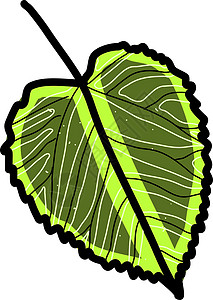 白色背景上的绿色树叶插图飞行艺术生态叶子3d植物背景图片
