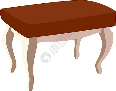 白色背景上的小厨房家具木板咖啡店咖啡桌子风格木头装饰圆形背景图片