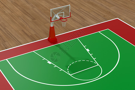 3v3篮球篮球场有木地板 3层健身房法庭活动体育场俱乐部渲染娱乐会场地面木头背景