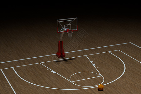 3v3篮球篮球场有木地板 3层竞技场渲染训练分数地板小样游戏篮球会场竞赛背景