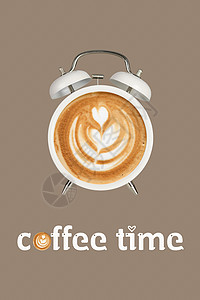 咖啡店海报咖啡时间艺术杯子休息绘画牛奶菜单餐厅陶瓷泡沫制品背景