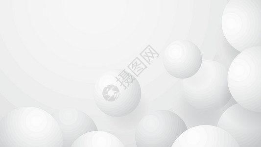矢量白球抽象背景背景图片
