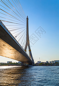 泰国曼谷桥桥背景图片