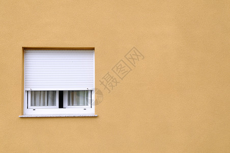 窗户框架黄色房子建筑学绘画建造建筑背景图片