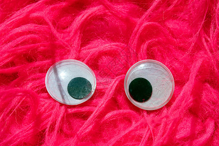 滑稽的谷歌笑笑地毯背景怪物惊奇红色黑色眼球乐趣卡通片毛皮粉色爱好背景图片