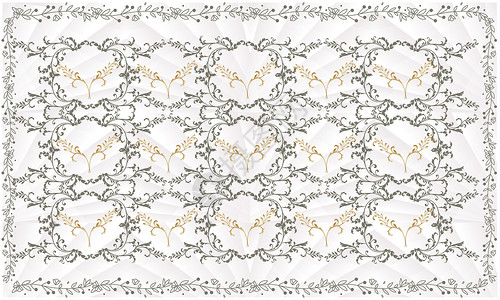 传统AR的数码纺织品设计创造力打印白色装饰品墙纸绘画花园艺术品植物风格背景图片
