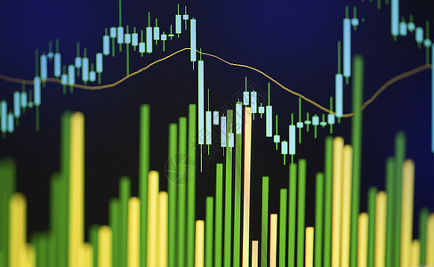 证券市面汇率股票图表海图 有投注蓝色矿业经纪人营销外汇贸易技术金融电脑商业背景图片