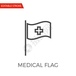 医疗标志矢量 Ico生活服务医院圆圈帮助旗帜药品死亡按钮白色背景图片