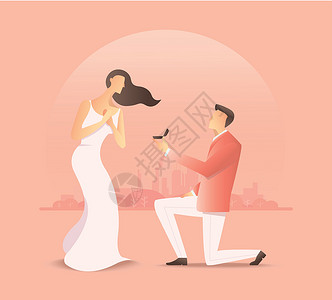 求婚 矢量图 Eps1首饰卡片盒子男性结婚礼物婚礼戒指新娘海报背景图片
